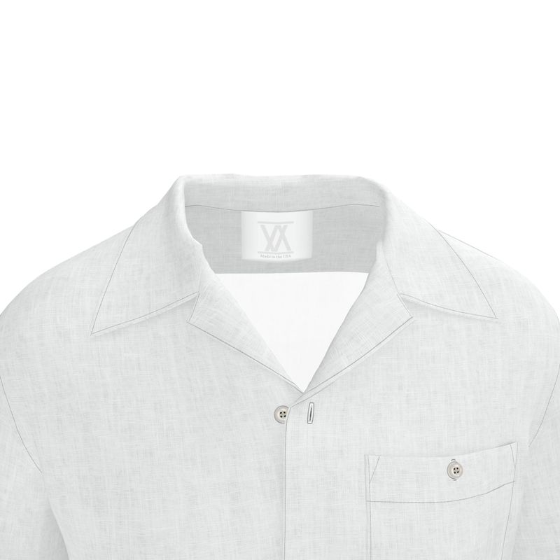 Vision Amplified - Men's Revere Linen Shirt | Luxury Resort Wear