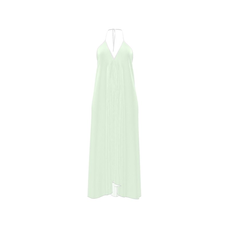 Vision Amplified - Halter neck backless dress