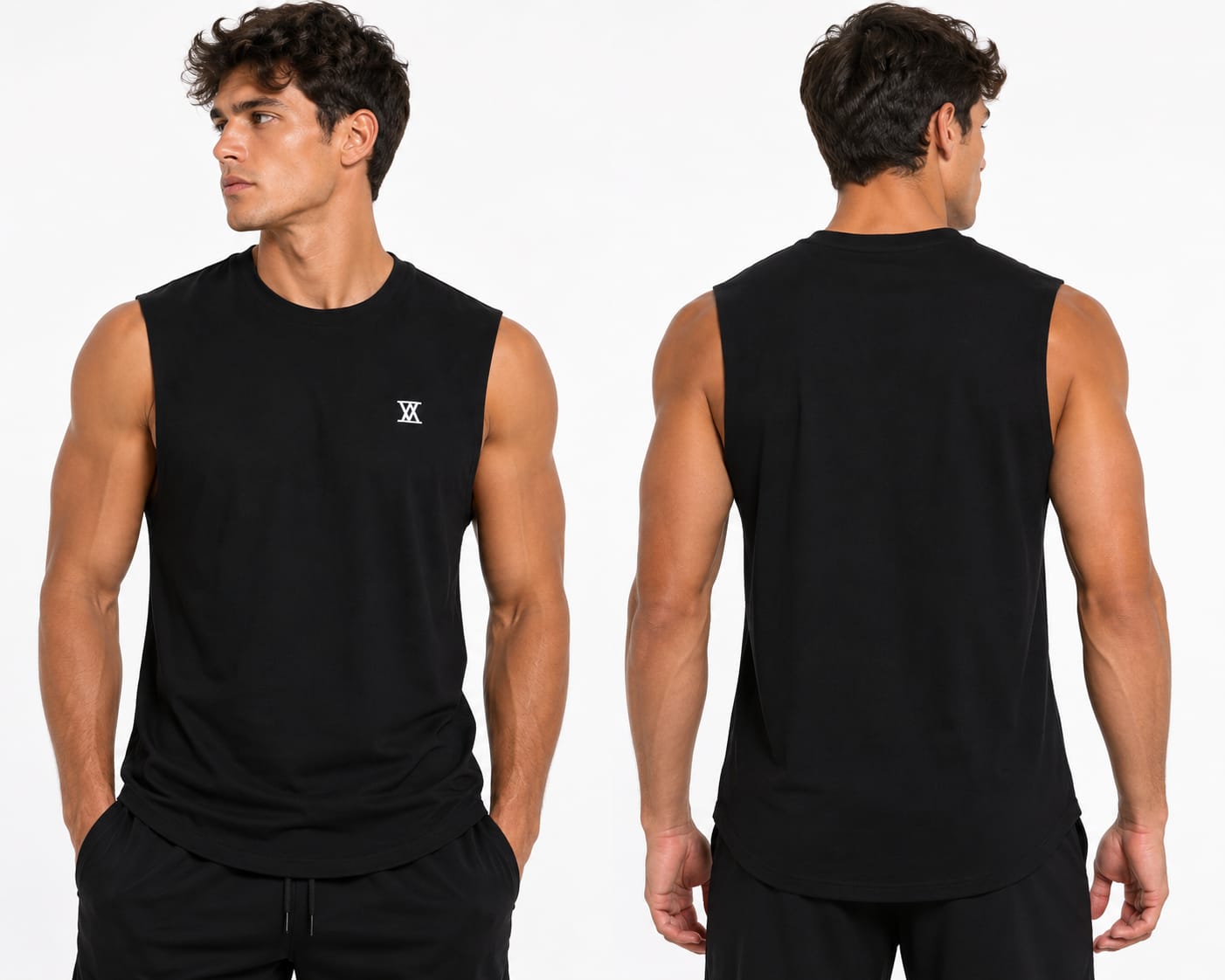 Vision Amplified | Men's Staple Curve Tank | VA-Flow