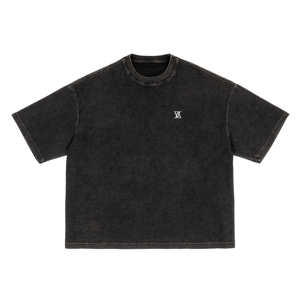 Vision Amplified | Textured Waffle Washed Boxy T-Shirt