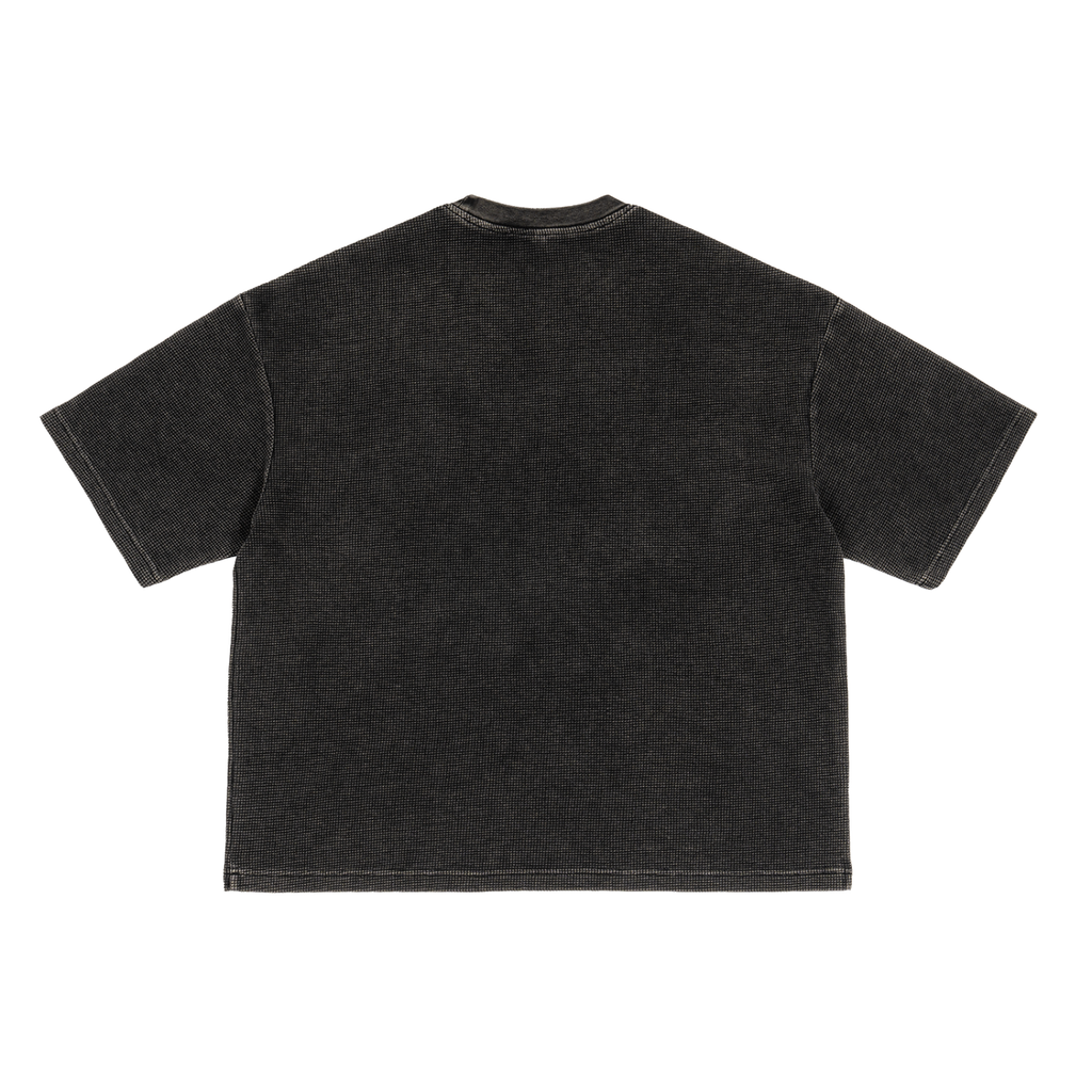 Vision Amplified | Textured Waffle Washed Boxy T-Shirt