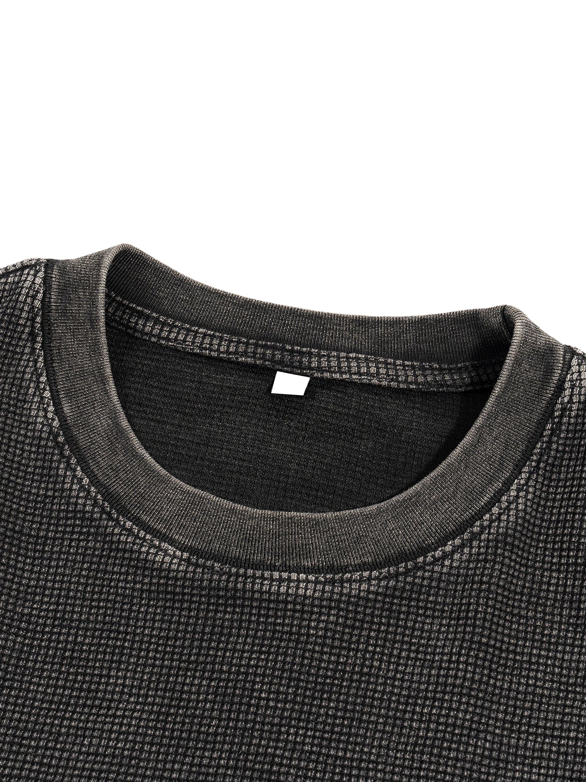 Vision Amplified | Textured Waffle Washed Boxy T-Shirt