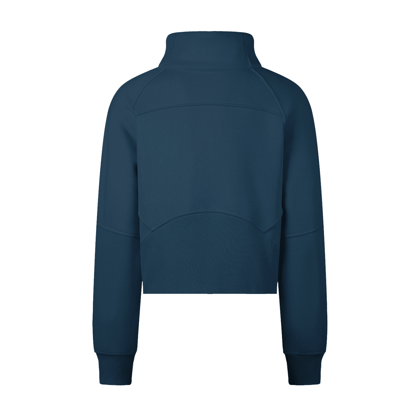 Vision Amplified - Ladies Cropped Half - Zip Sweatshirt Dark