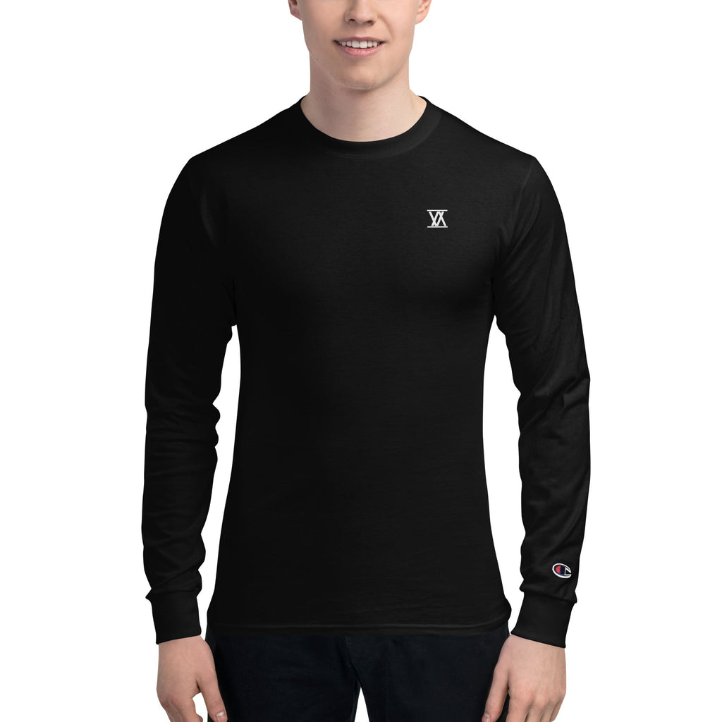 Vision Amplified Men's Champion Long Sleeve Shirt in Black