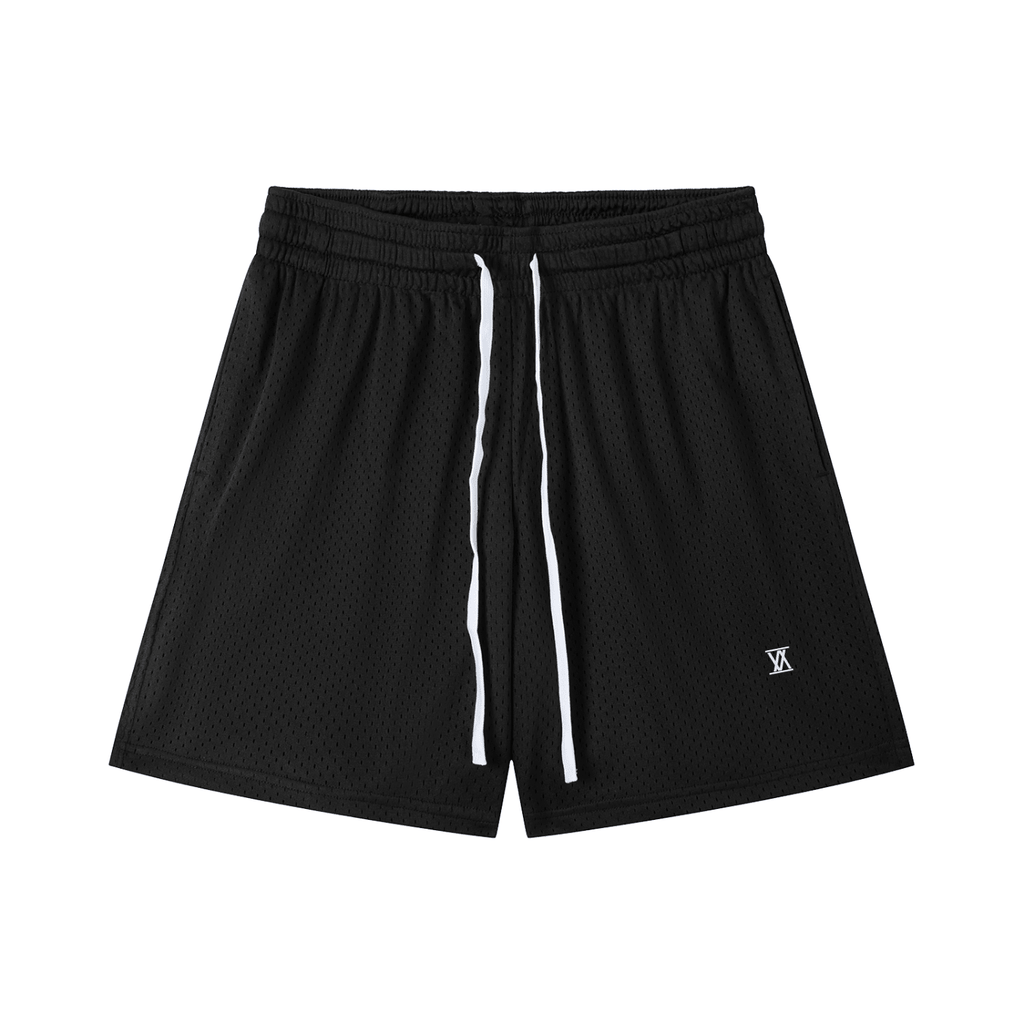 Vision Amplified - Men's Mesh Drawstring Shorts Dark - Vision Amplified
