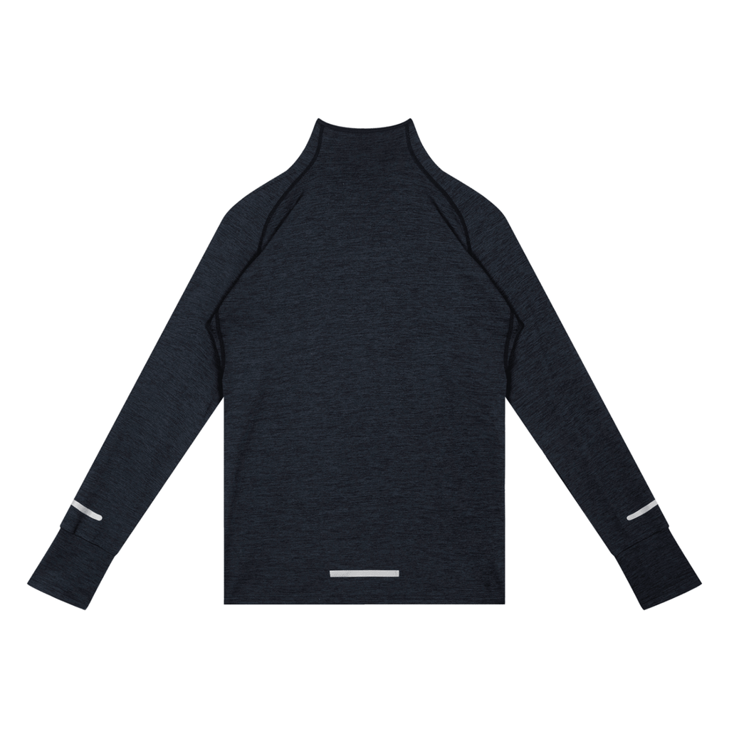 Vision Amplified - Men's Quarter - Zip Raglan Training T-Shirt Dark - Vision Amplified