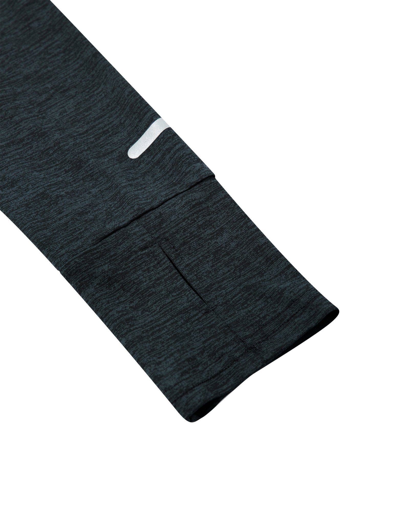 Vision Amplified - Men's Quarter - Zip Raglan Training T-Shirt Dark - Vision Amplified