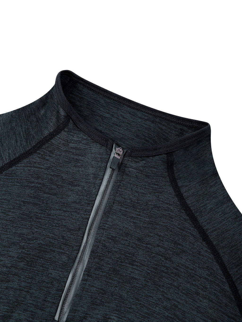 Vision Amplified - Men's Quarter - Zip Raglan Training T-Shirt Dark - Vision Amplified