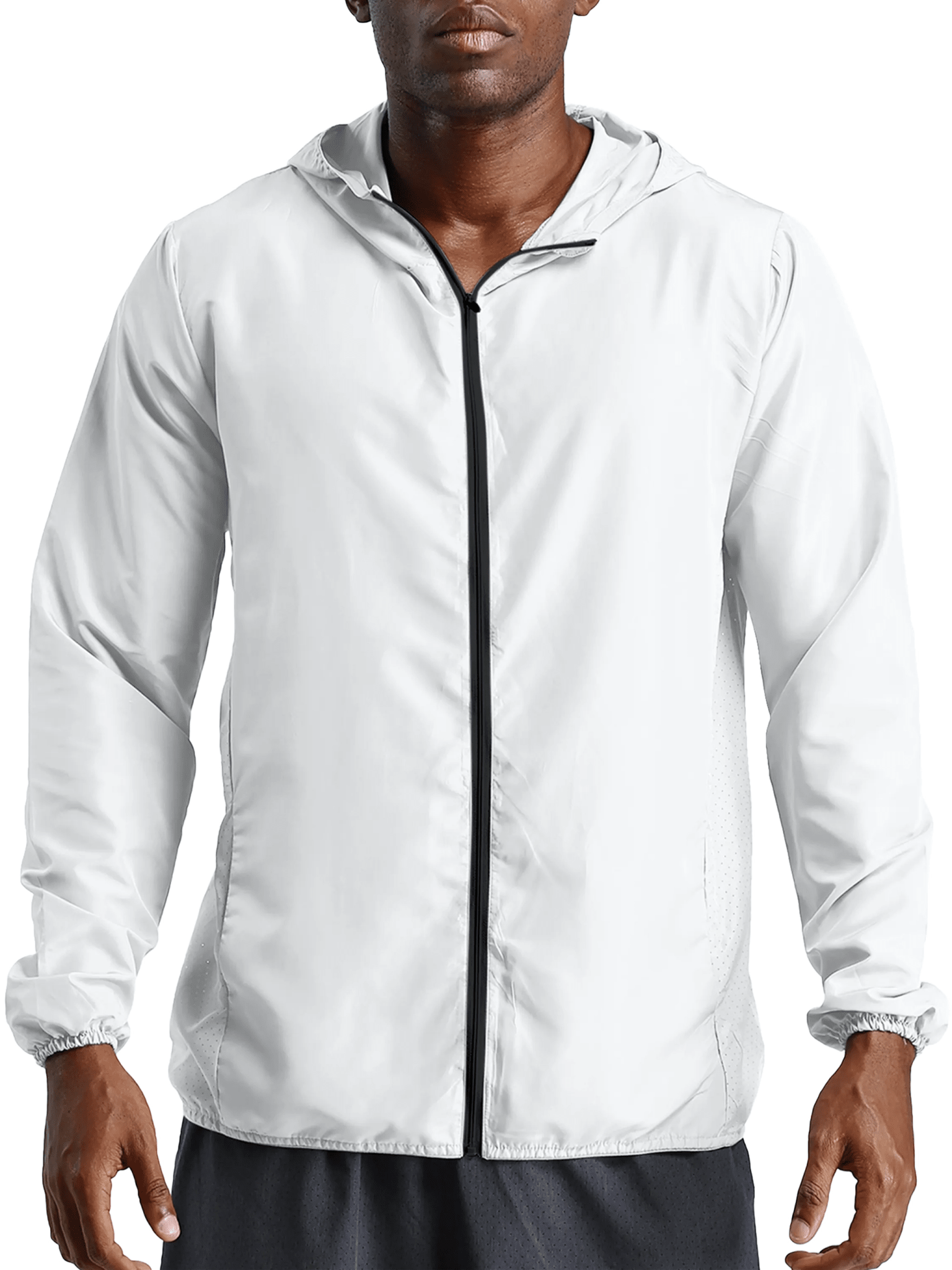Vision Amplified - Men's Soft Hooded Sports Jacket Dark - Vision Amplified