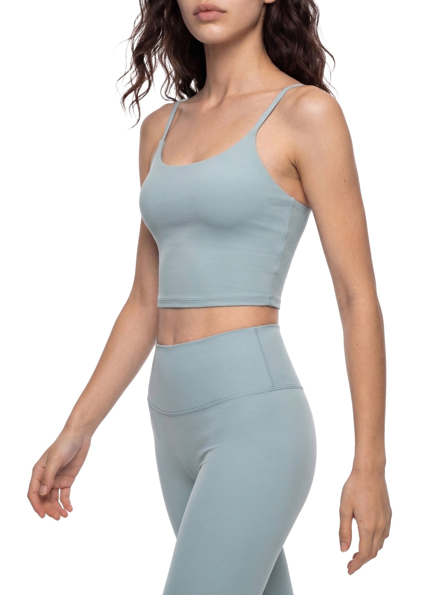 Vision Amplified - Spaghetti Strap Yoga Sports Bra - Vision Amplified