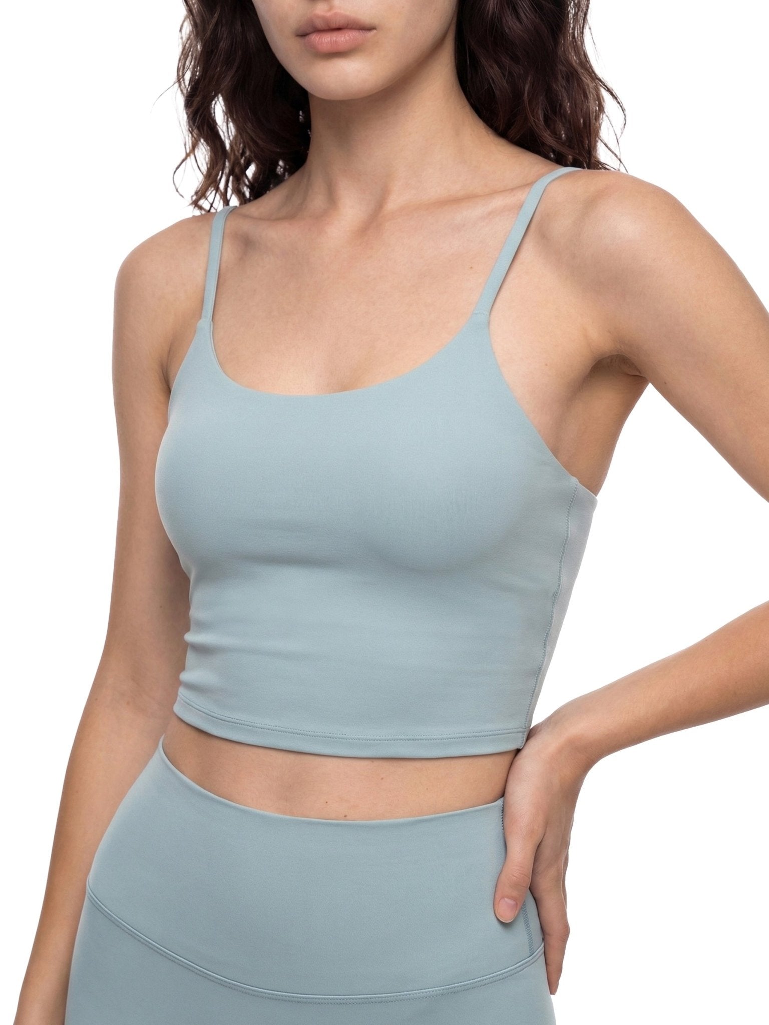 Vision Amplified - Spaghetti Strap Yoga Sports Bra - Vision Amplified