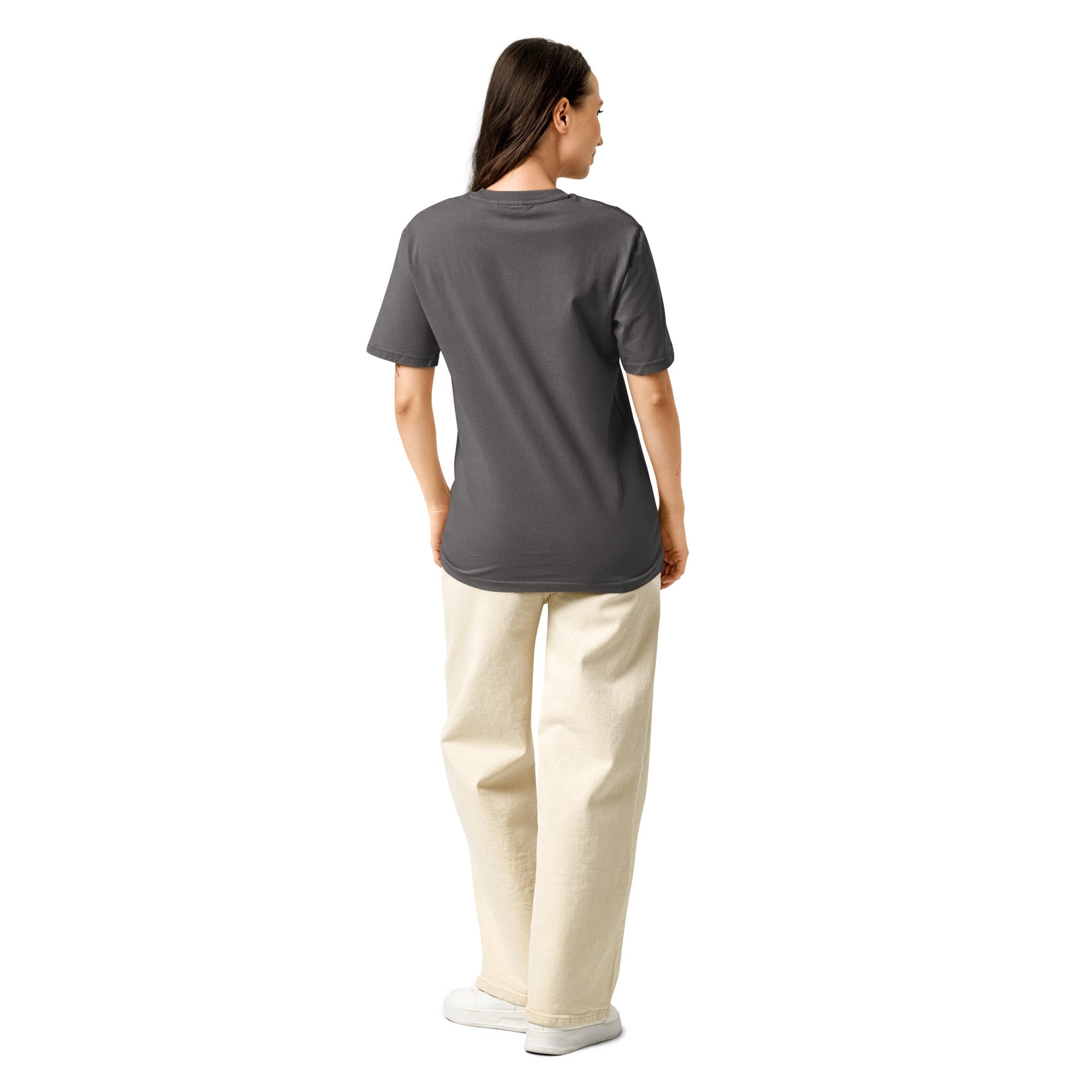 Vision Amplified Women's relaxed fit vintage t-shirt in garment-dyed organic cotton