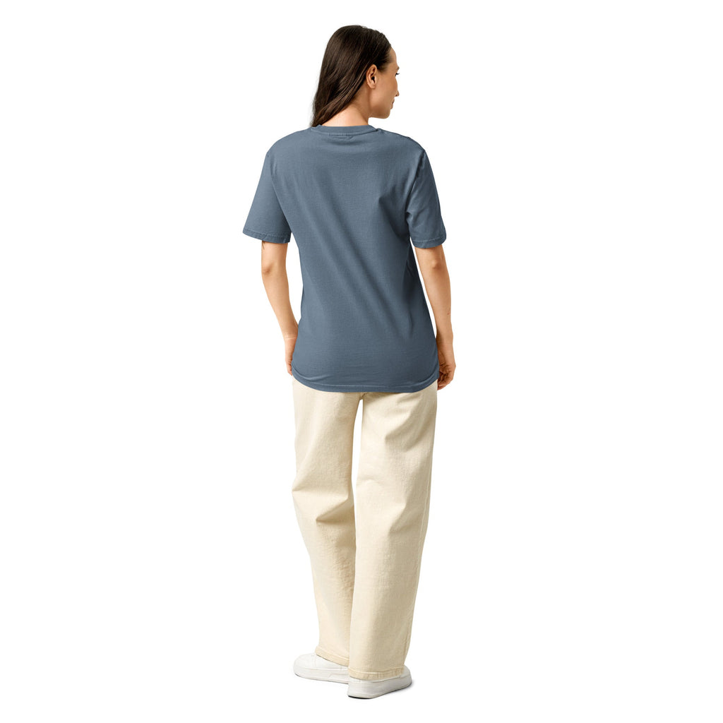 Vision Amplified Women's relaxed fit vintage t-shirt in garment-dyed organic cotton