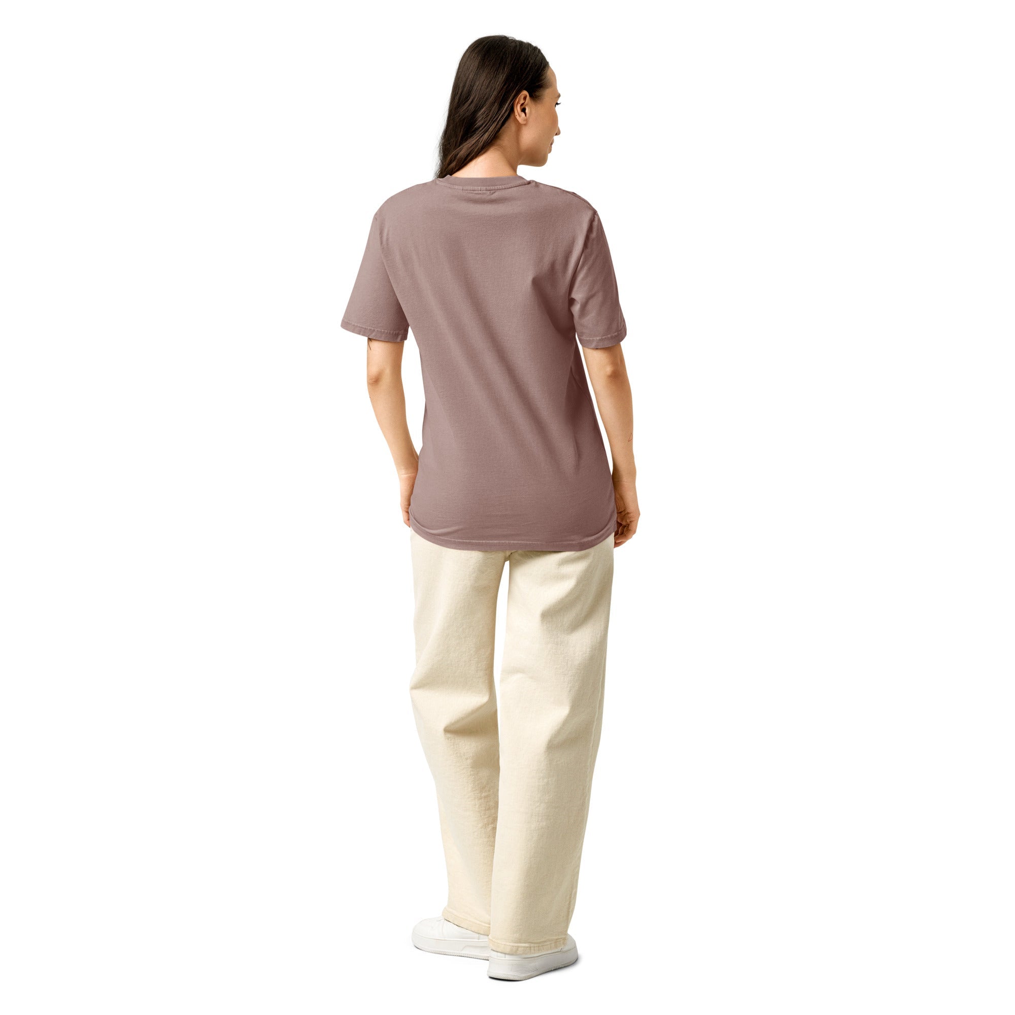 Vision Amplified Women's relaxed fit vintage t-shirt in garment-dyed organic cotton